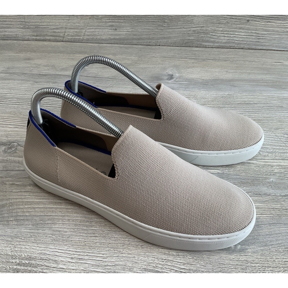 Rothy's The Original Slip On City Comfort Career Sneakers Womens Size 8.5 Sand
